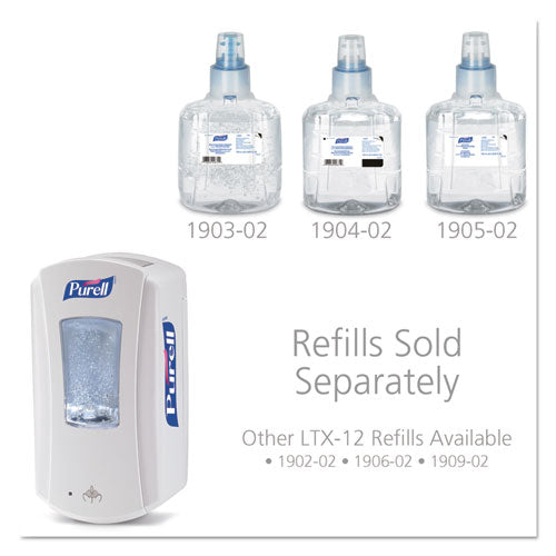 Image of PURELL® 1920-04 Ltx-12 Touch-Free Dispenser, 1,200 Ml, 5.75 X 4 X 10.5, White