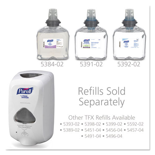 Image of PURELL® 2720-12 Tfx Touch Free Dispenser, 1,200 Ml, 6.5 X 4.5 X 10.58, Dove Gray