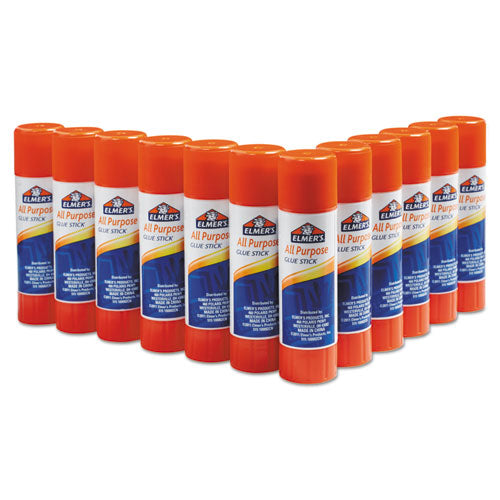 Image of Elmer's® E517 Disappearing Glue Stick, 0.77 Oz, Applies White, Dries Clear, 12/pack