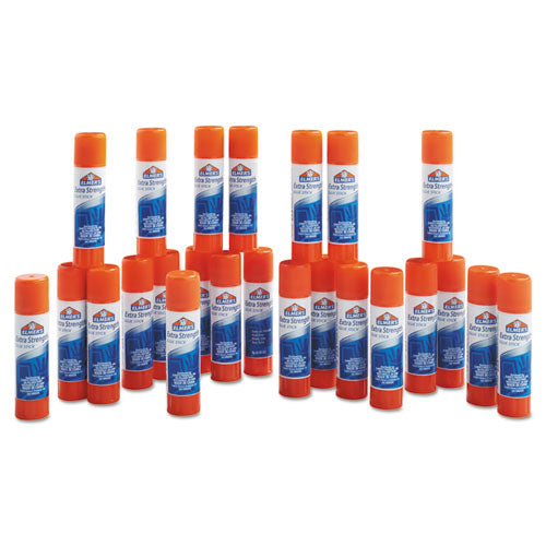 Image of Elmer's® E554 Extra-Strength Office Glue Stick, 0.28 Oz, Dries Clear, 24/pack