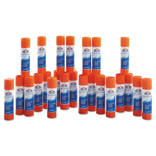 Image of Elmer's® E554 Extra-Strength Office Glue Stick, 0.28 Oz, Dries Clear, 24/pack
