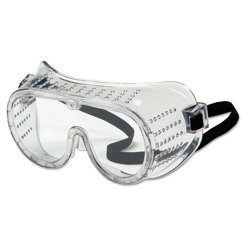 Image of MCR Safety 2220 Basic Impact Goggles, Direct Venting, OTG, Clear Lens, Clear Frame, 36/Box