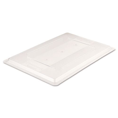 Image of Rubbermaid® Commercial FG330200CLR Food/Tote Box Lids, 26 x 18, Clear, Plastic