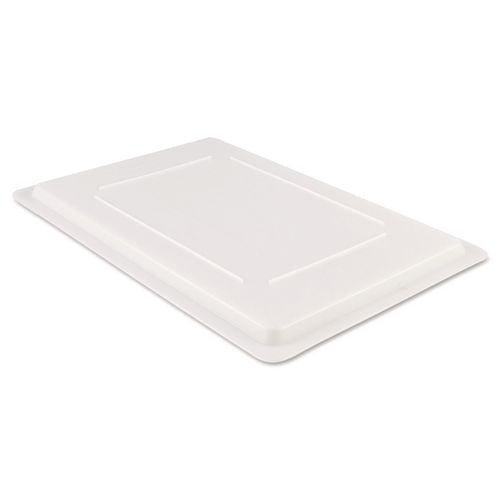 Image of Rubbermaid® Commercial FG350200WHT Food/Tote Box Lids, 26 x 18, White, Plastic