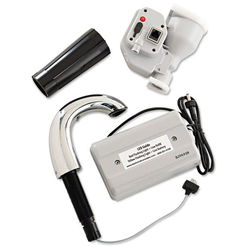 Image of Rubbermaid® Commercial FG401310 Tc Oneshot Dispenser, 1,600 Ml, 6.8 X 9.8 X 13.8, Polished Chrome/black