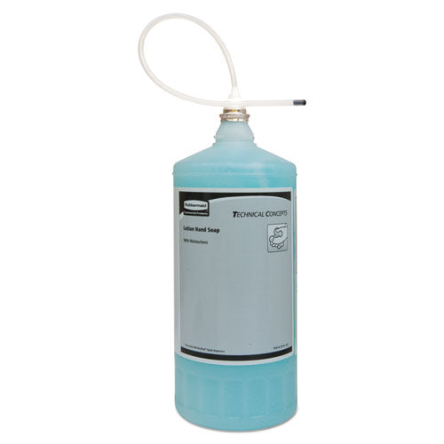 Image of Rubbermaid® Commercial FG4015411 One Shot Enriched Lotion Soap Refill, Passion Flower Scent, 1,600 mL, 4/Carton