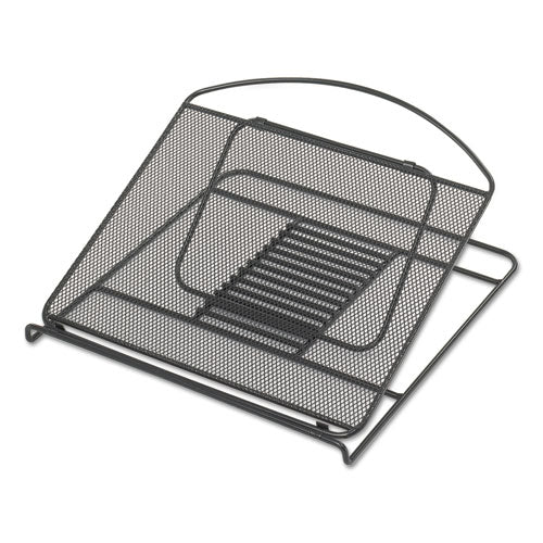 Image of SafcoÂ® Onyx Mesh Laptop Stand, 12.25" X 12.25" X 2", Black