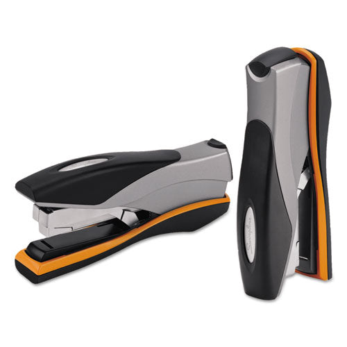Image of Swingline® S7087845 Optima 40 Desktop Stapler, 40-Sheet Capacity, Silver/black/orange