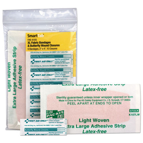 Image of First Aid Only FAE-6105 Refill For Smartcompliance General Business Cabinet, Bandages, 16/kit