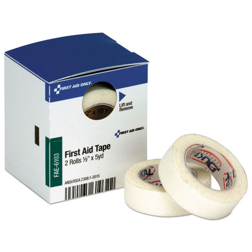 Image of First Aid Only FAE-6103 Refill For Smartcompliance General Business Cabinet, First Aid Tape, 1/2" X 5 Yd, 2 Roll/box