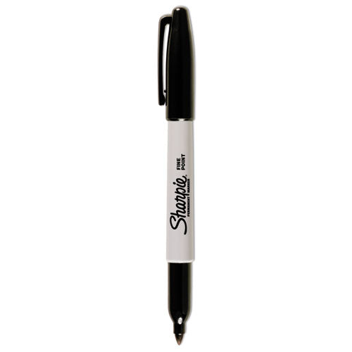 Image of Sharpie® 1812419 Fine Bullet Tip Permanent Marker, Black, Dozen