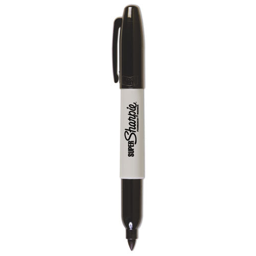 Image of Sharpie® 33666PP Super Permanent Marker, Fine Bullet Tip, Black, 6/pack