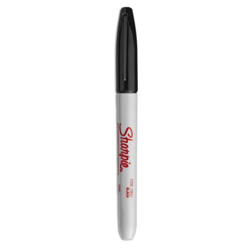 Image of Sharpie® 2003898 Industrial Permanent Marker Value-Pack, Fine Bullet Tip, Black