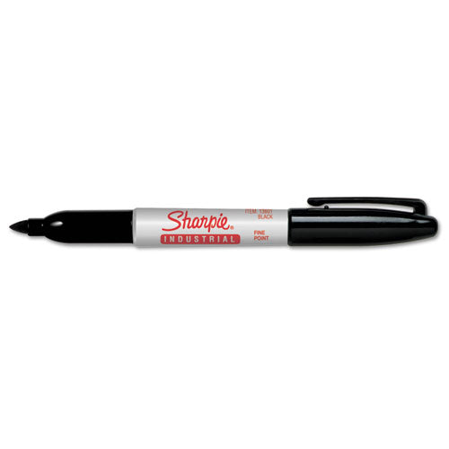 Image of Sharpie® 2003898 Industrial Permanent Marker Value-Pack, Fine Bullet Tip, Black