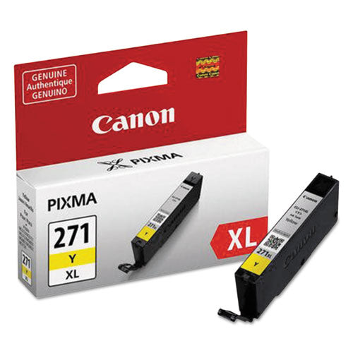 Image of Canon® 0339C001 0339c001 (cli-271xl) High-Yield Ink, Yellow