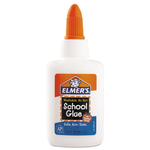 Image of Elmer's® E301 Washable School Glue, 1.25 Oz, Dries Clear