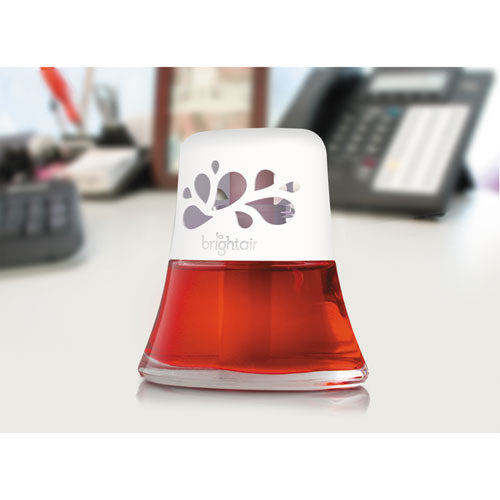 Image of BRIGHT Air® 900022 Scented Oil Air Freshener, Macintosh Apple And Cinnamon, Red, 2.5 Oz