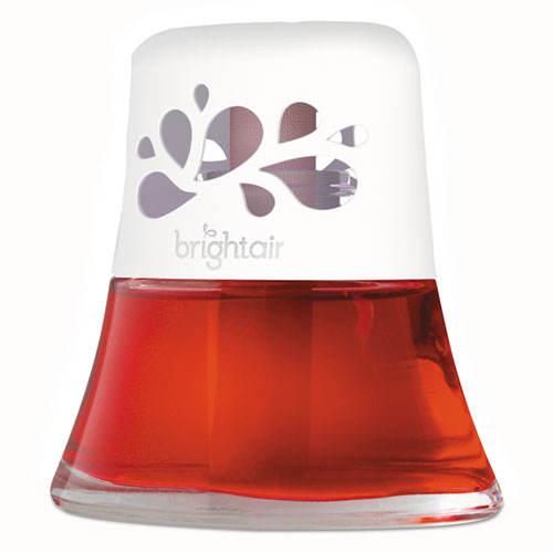 Image of BRIGHT Air® 900022 Scented Oil Air Freshener, Macintosh Apple And Cinnamon, Red, 2.5 Oz