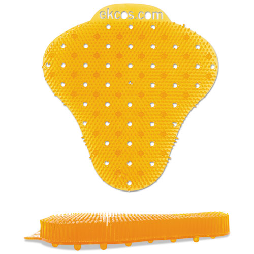 Image of Diversey EKS-4O-12 Ekcoscreen Urinal Screens, Tropical Scent, Orange, 12/carton