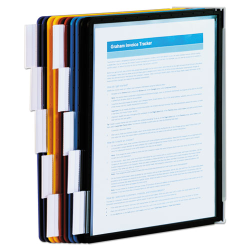 Image of Durable® 535900 VARIO Wall/Extension Reference System, 10 Panels, Assorted Borders and Panels