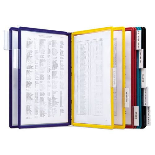 Image of Durable® 535900 VARIO Wall/Extension Reference System, 10 Panels, Assorted Borders and Panels