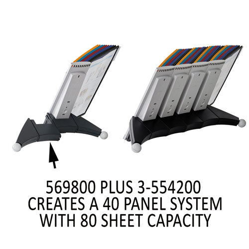 Image of Durable® 569800 SHERPA Reference System Extension Set, 10 Sleeves, Assorted Borders and Panels