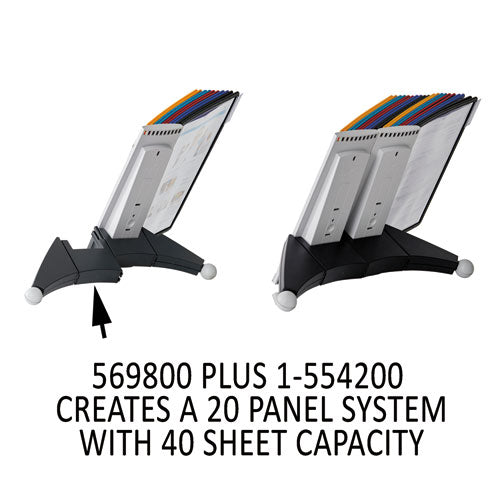 Image of Durable® 569800 SHERPA Reference System Extension Set, 10 Sleeves, Assorted Borders and Panels