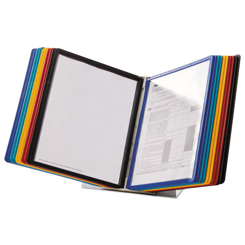 Image of Durable® 536100 Vario Reference Desktop System, 20 Panels, Assorted Borders And Panels