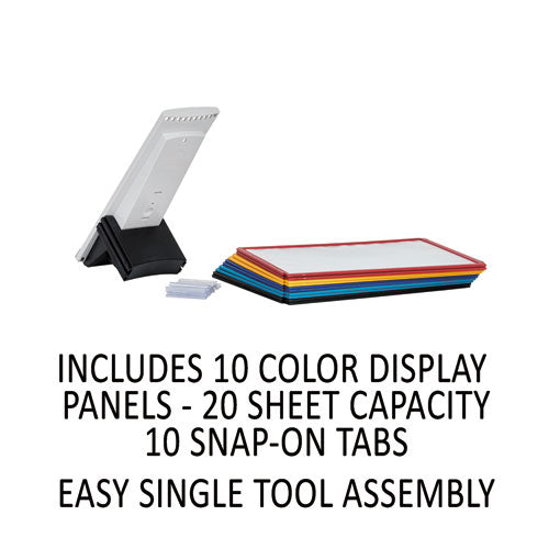 Image of Durable® 569800 SHERPA Reference System Extension Set, 10 Sleeves, Assorted Borders and Panels