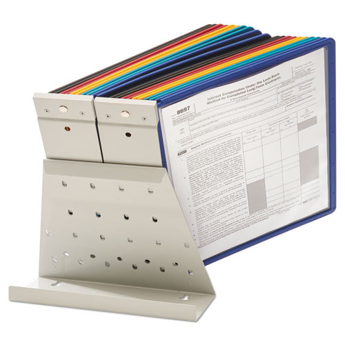 Image of Durable® 536100 Vario Reference Desktop System, 20 Panels, Assorted Borders And Panels