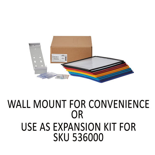 Image of Durable® 535900 VARIO Wall/Extension Reference System, 10 Panels, Assorted Borders and Panels