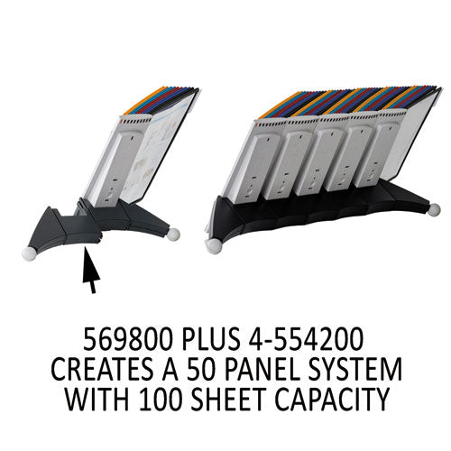 Image of Durable® 569800 SHERPA Reference System Extension Set, 10 Sleeves, Assorted Borders and Panels