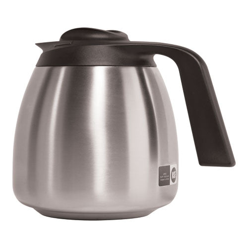 Image of BUNN® 51746.0001 Thermal Carafe, 64 oz, Stainless Steel/Black