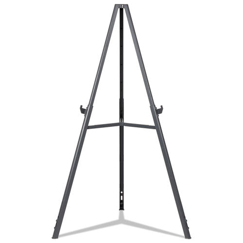 Image of MasterVision® FLX11404 Quantum Heavy Duty Display Easel, 35.62" to 61.22" Tall, Plastic, Black, Supports Up to 25 lb