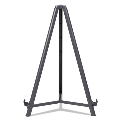 Image of MasterVision® FLX11404 Quantum Heavy Duty Display Easel, 35.62" to 61.22" Tall, Plastic, Black, Supports Up to 25 lb