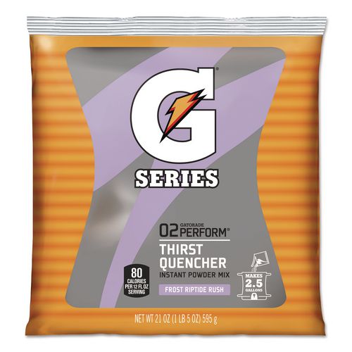 Image of Gatorade® QUA33673 Original Powdered Drink Mix, Riptide Rush, 21oz Packets, 32/carton