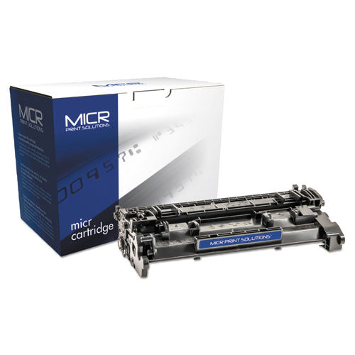 Image of MICR Print Solutions MCR26AM Compatible Cf226a(m) (26am) Micr Toner, 3,100 Page-Yield, Black