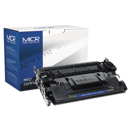 Image of MICR Print Solutions MCR87AM Compatible CF287A(M) (87AM) MICR Toner, 9,000 Page-Yield, Black