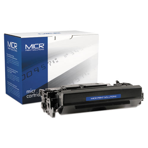 Image of MICR Print Solutions MCR87XM Compatible CF287X(M) (87XM) High-Yield MICR Toner, 18,000 Page-Yield, Black