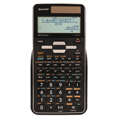 Image of Sharp® ELW516TBSL El-W516tbsl Scientific Calculator, 16-Digit Lcd