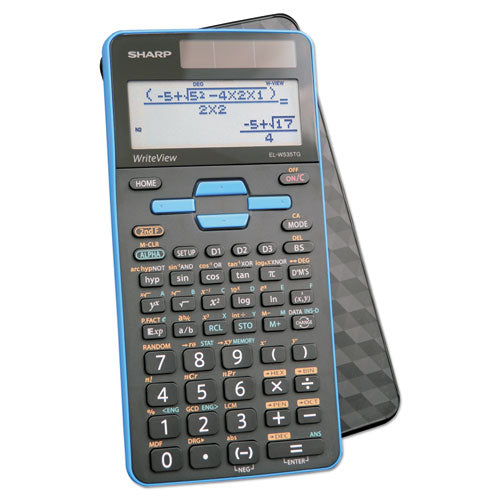 Image of Sharp® ELW535TGBBL El-W535tgbbl Scientific Calculator, 16-Digit Lcd