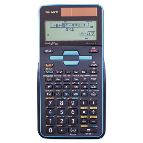 Image of Sharp® ELW535TGBBL El-W535tgbbl Scientific Calculator, 16-Digit Lcd