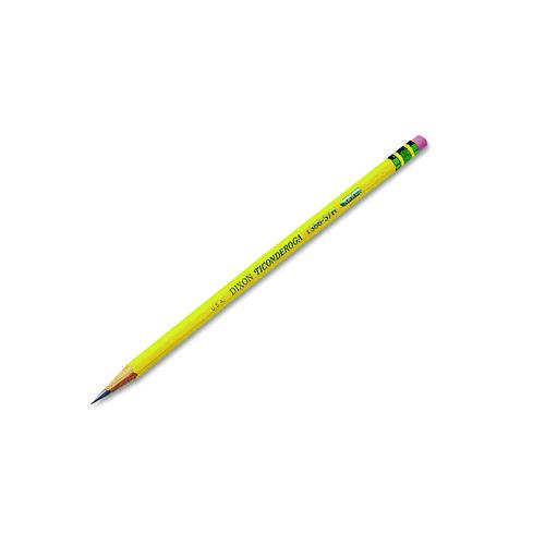 Image of Ticonderoga® X13883 Pencils, H (#3), Black Lead, Yellow Barrel, Dozen