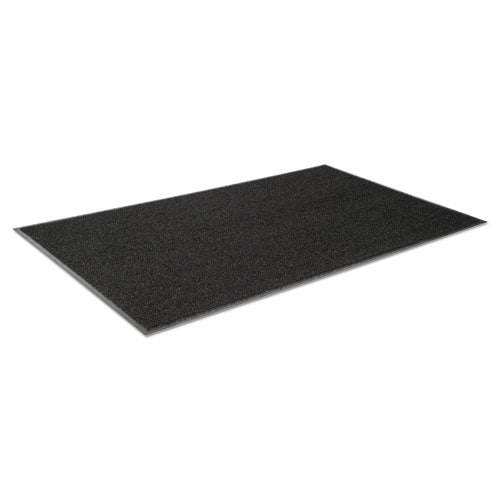 Image of Crown JS 0046BK Jasper Indoor/Outdoor Scraper Mat, Black Cut Pile Nylon Surface, 48" x 72"