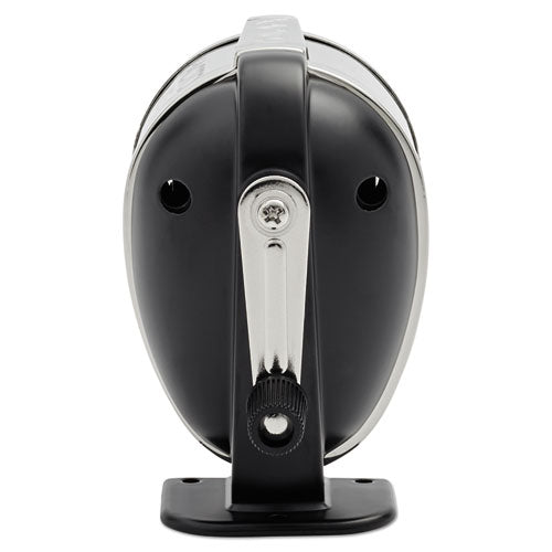 Image of X-ACTO® 1031LMR Ks Manual Classroom Pencil Sharpener, Table/wall-Mount Design, Manually-Powered, 2.75 X 4.75 X 4.25, Black/nickel