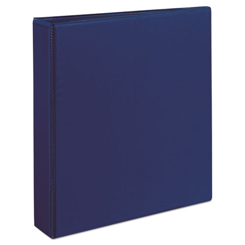 Image of Avery® 17024 Durable View Binder With Durahinge And Slant Rings, 3 Rings, 1.5" Capacity, 11 X 8.5, Blue