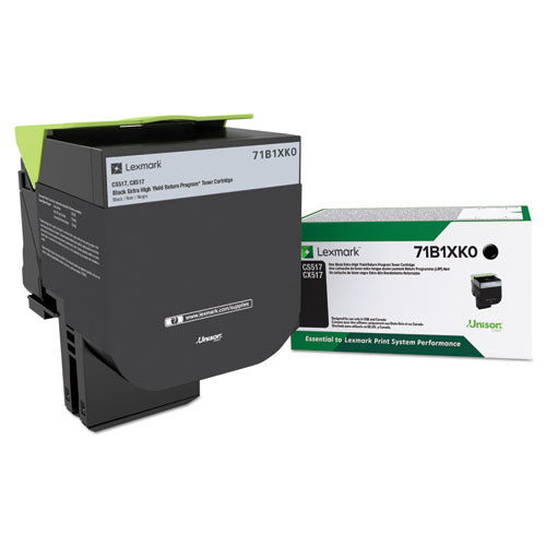 Image of Lexmark 71B1XK0 71b1xk0 Unison Extra High-Yield Toner, 8,000 Page-Yield, Black