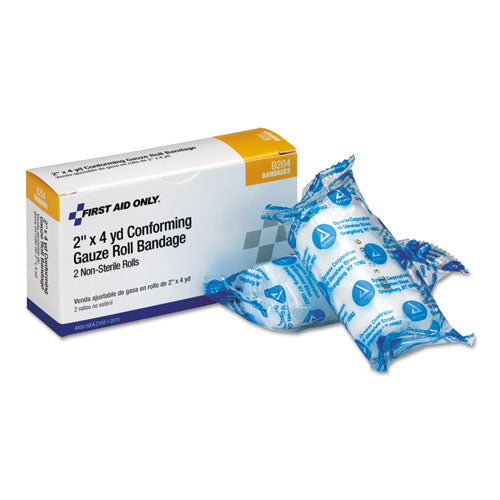Image of First Aid Only B204 10 Person ANSI Class A Refill, 2" Conforming Gauze Bandage, 2 Pieces