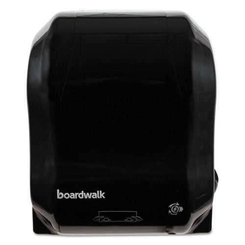 Image of Boardwalk® T7470BKBW Hands Free Mechanical Towel Dispenser, 13.25 X 10.25 X 16.25, Black