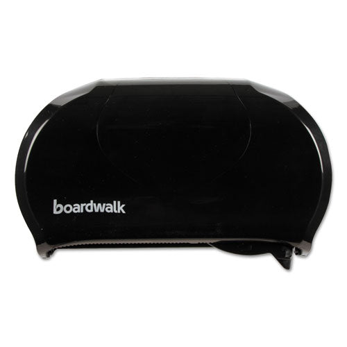Image of BoardwalkÂ® Standard Twin Toilet Tissue Dispenser, 13 x 6.75 x 8.75, Black
